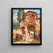 Porta della città in un paesaggio del sud - Veronika Maria Herwegen Manini — quadro incorniciato alla parete