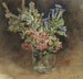 in vetro con fiori delle Alpi - Rudolf von Alt — vista dell’opera