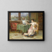 La sonata - Vicente Palmaroli y González — quadro incorniciato alla parete