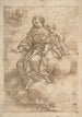 Madone e Bambino seduto sulle nuvole - Vicente Salvador Gómez — vista dell’opera