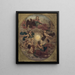 L'Impero che incorona le arti - Victor François Éloi Biennourry — quadro incorniciato alla parete