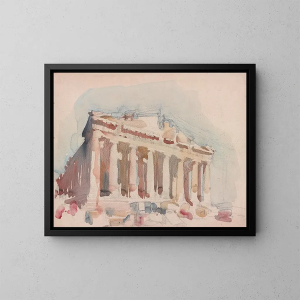 Parthenon - Victor Alfred Lundy — quadro incorniciato alla parete