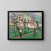 Alberi di primavera - Victor Charreton — quadro incorniciato alla parete