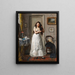 Alla sua toilette - Victor Gabriel Gilbert — quadro incorniciato alla parete