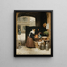 Crèmerie in inverno - Victor Gabriel Gilbert — quadro incorniciato alla parete