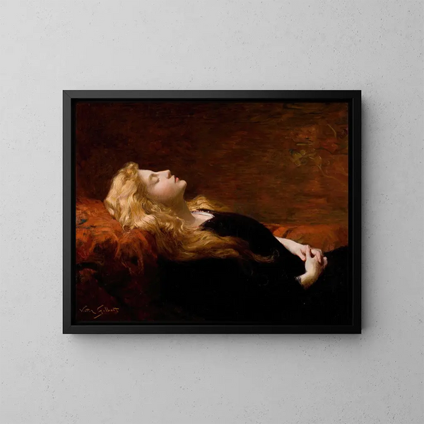 Le Repos - Victor Gabriel Gilbert — quadro incorniciato alla parete