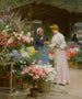 Mercato dei fiori di Madeleine L'imbroglio della scelta - Victor Gabriel Gilbert — vista dell’opera