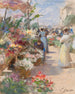 Il mercato dei fiori - Victor Gabriel Gilbert — vista dell’opera