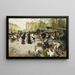 Il mercato inferiore Parigi - Victor Gabriel Gilbert — quadro incorniciato alla parete
