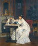 Un repas à deux - Victor Gabriel Gilbert — vista dell’opera