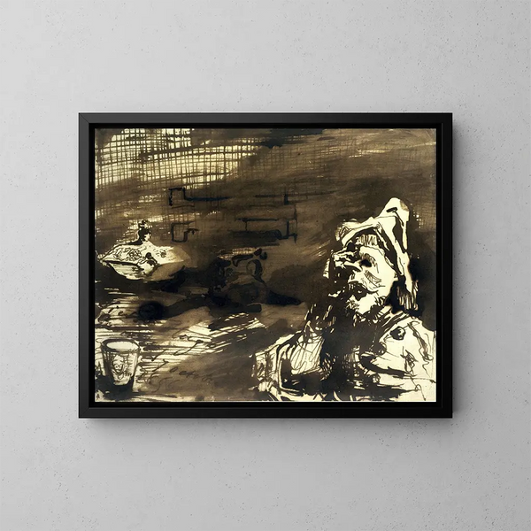 Buveur - Victor Hugo — quadro incorniciato alla parete