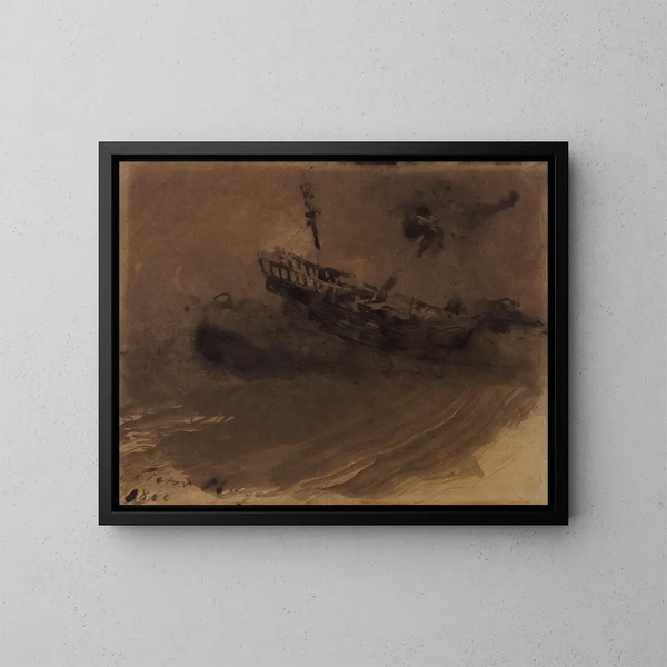 Brisée mais invaincue - Victor Hugo — quadro incorniciato alla parete