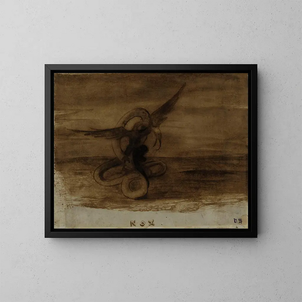 Notte - Victor Hugo — quadro incorniciato alla parete