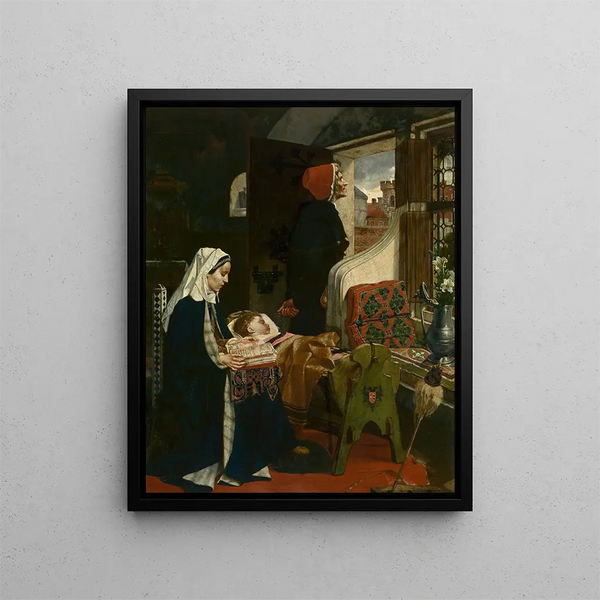 Victor Lagye - Johanna van der Gheynst with her Child in the Cradle.webp