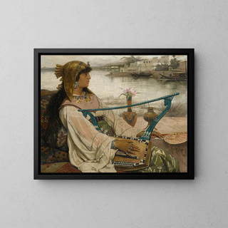La lyre - Victor Lagye — quadro incorniciato alla parete