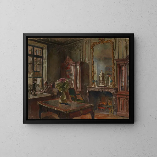 Salone del 13 quai de Conti, M. Pigoreau - Victor Marec — quadro incorniciato alla parete