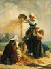 Tre donne in un campo durante la raccolta - Victor Marie Roussin — vista dell’opera