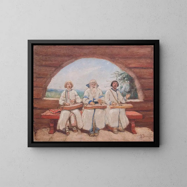 Guslière - Victor Mikhailovich Vasnetsov — quadro incorniciato alla parete