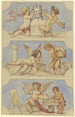 Allegorie della scultura, dell'architettura e della pittura incarnate da putti - Victor Müller — vista dell’opera