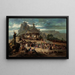 La partenza delle Crociate - Victor Nehlig — quadro incorniciato alla parete