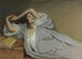 Donna sdraiata su un divano - Victor Prouvé — vista dell’opera