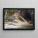 Nymphe dei boschi e un giovane Bacco - Victor Schivert — quadro incorniciato alla parete