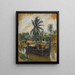 Jonques et cocotiers Junks and Cocotrees - Victor Tardieu — quadro incorniciato alla parete
