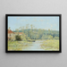 Una barca sul fiume - Viollet-le-Duc — quadro incorniciato alla parete
