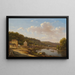 Vista della Senna e delle colline di Suresnes - Victor de Grailly — quadro incorniciato alla parete
