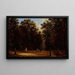 Cavalli in un parco - Victor de Grailly — quadro incorniciato alla parete
