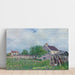 Riproduzione del dipinto Vecchia Casetta alle Sablons - Alfred Sisley