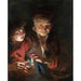 Riproduzione del dipinto Vecchia donna e ragazzo con candele - Peter Paul Rubens