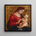 Vergine con Bambino - Luca Signorelli — quadro incorniciato alla parete