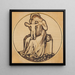Vergine e Bambino - Sir Edward Coley Burne-Jones — quadro incorniciato alla parete