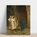 Riproduzione del dipinto Vecchio ebreo con tre arabi - Jean-Léon Gérôme