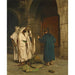 Riproduzione del dipinto Vecchio ebreo con tre arabi - Jean-Léon Gérôme