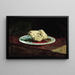 Testa di agnello su un piatto - Viggo Johansen — quadro incorniciato alla parete