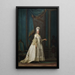 La regina vedova Juliane Marie - Vigilius Eriksen — quadro incorniciato alla parete