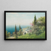 Paesaggio della Crimea - Viktor Baturin — quadro incorniciato alla parete