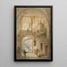 Cour de la maison à Prešov, rue Hlavná 115 - Viktor Myskovszky — quadro incorniciato alla parete