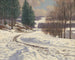 Paesaggio invernale - Viktor Olgyai — vista dell’opera