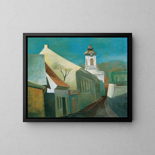 Rue à Ptzleinsdorf - Viktor Planckh — quadro incorniciato alla parete