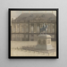 Place Amalienborg a Copenaghen - Vilhelm Hammershøi — quadro incorniciato alla parete