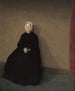 Una vecchia donna - Vilhelm Hammershøi — vista dell’opera