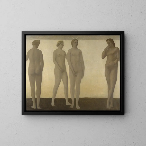 Artémis - Vilhelm Hammershøi — quadro incorniciato alla parete
