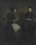 Serata nel salone La madre e la sposa dell'artista - Vilhelm Hammershøi — vista dell’opera