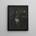 Serata nel salone La madre e la sposa dell'artista - Vilhelm Hammershøi — quadro incorniciato alla parete