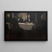 Cinque ritratti - Vilhelm Hammershøi — quadro incorniciato alla parete