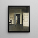 Interno: Strandgade 30 - Vilhelm Hammershøi — quadro incorniciato alla parete