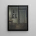 interno con due candele - Vilhelm Hammershøi — quadro incorniciato alla parete